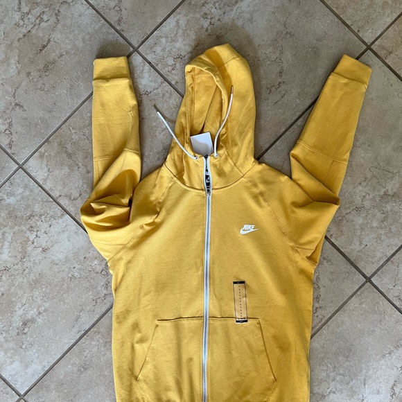 Nike Hoodie, yellow , unisex , full zip - Picture 3 of 7